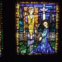 Stained Glass Windows from St Dympna's Church